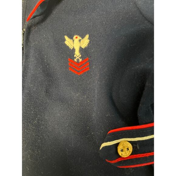 Vintage Sailor Suit -Navy Blue with Red and white trim Little Bitty‎ Size 3T - Picture 7 of 8